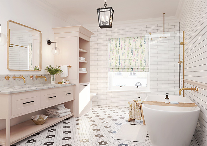 Santa Maria, Blossom - Twist&Fit Roman Blind - Image 6